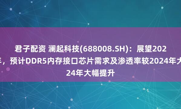 君子配资 澜起科技(688008.SH)：展望2025年全年，预计DDR5内存接口芯片需求及渗透率较2024年大幅提升